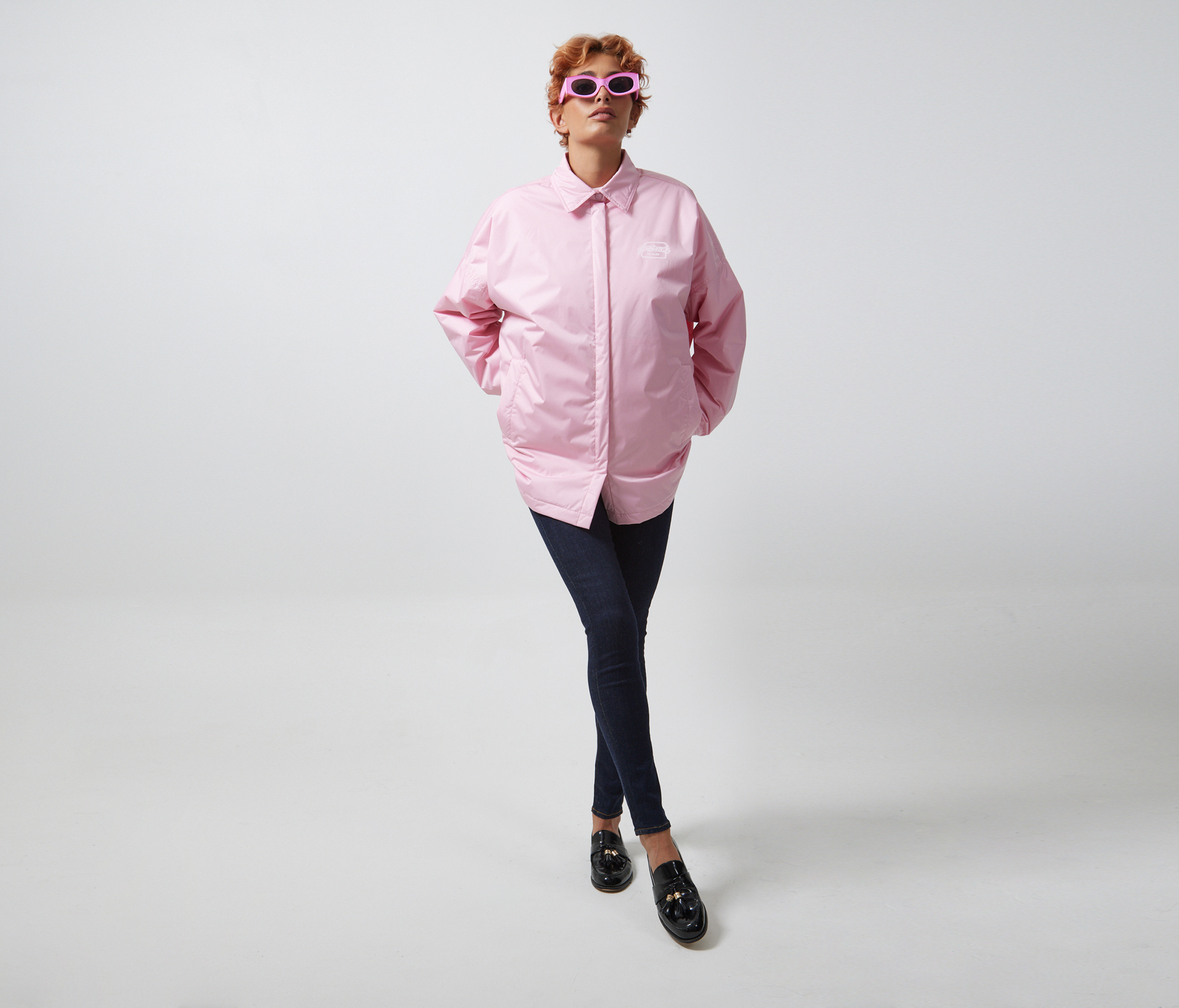 Rachel shirt jacket Pink