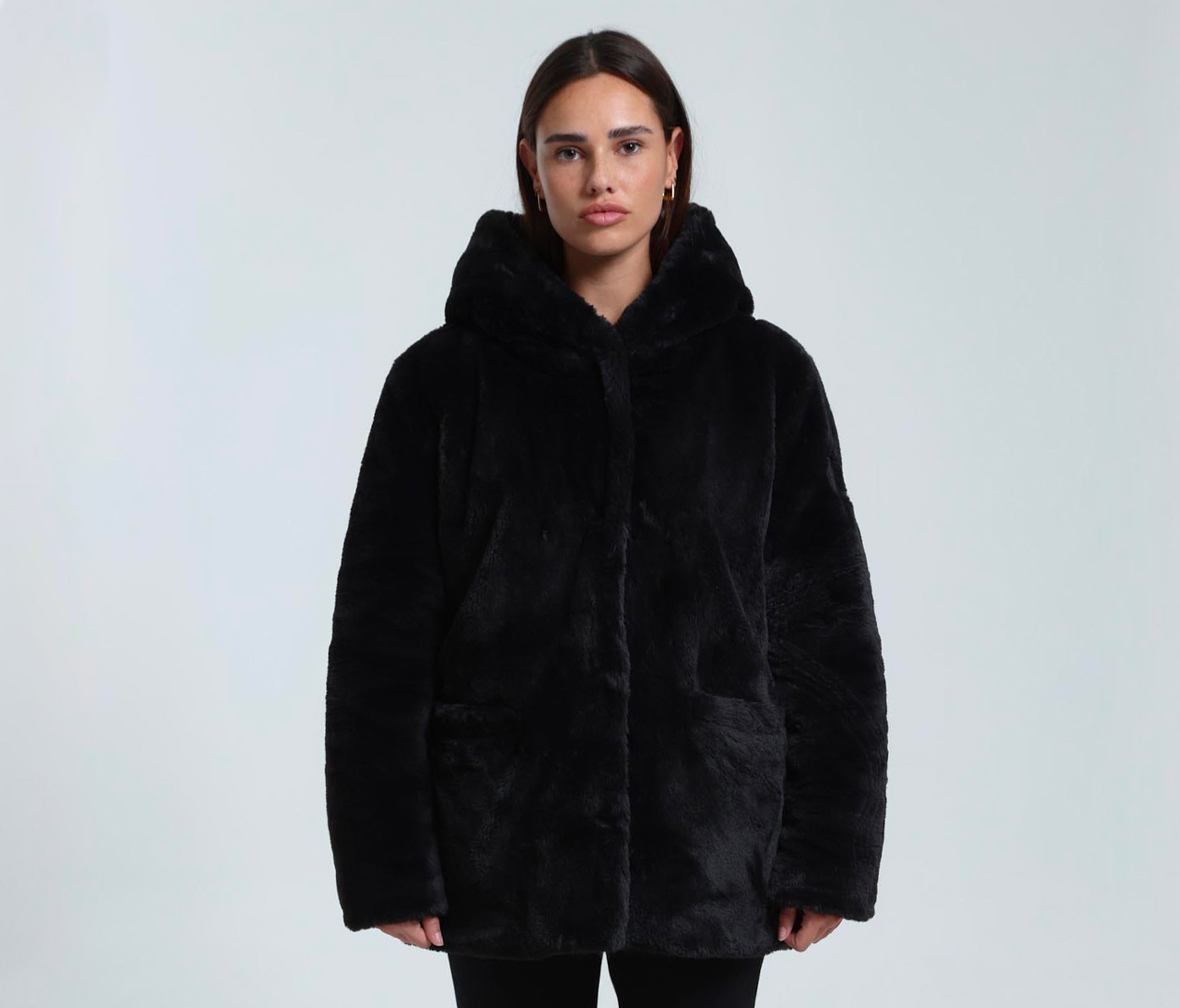 Fortunee synthetic fur coat...