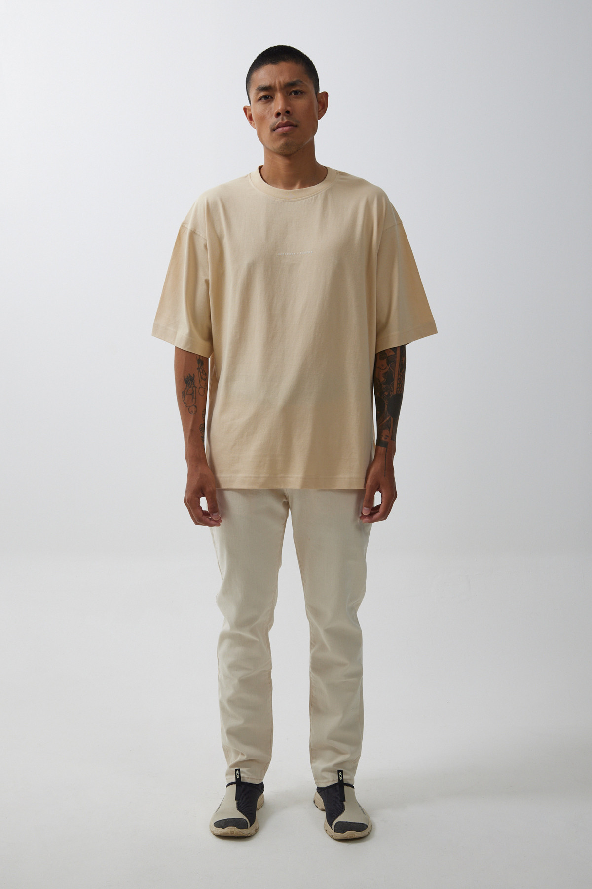 Baptiste round neck T-shirt Vanilla