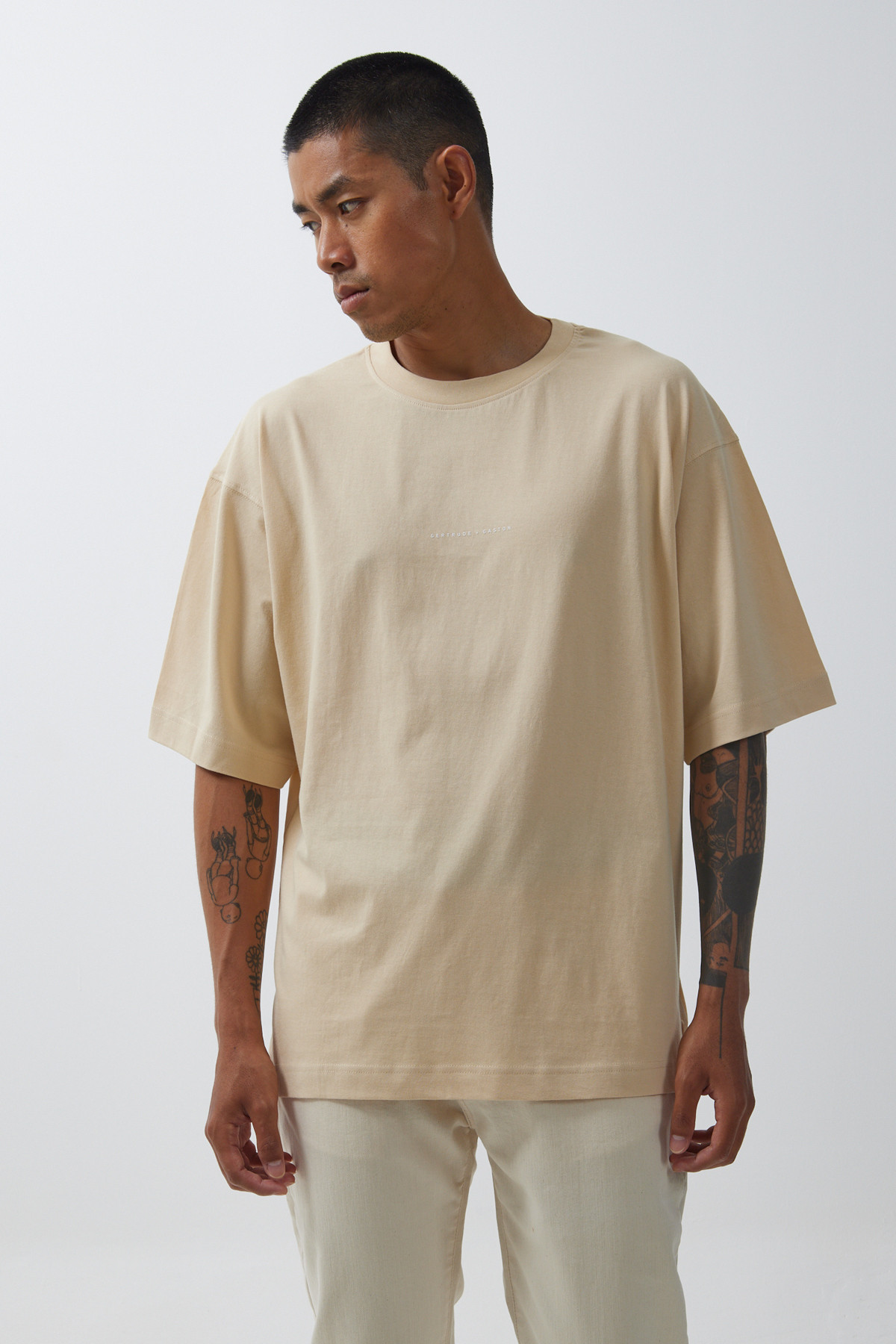 Baptiste round neck T-shirt Vanilla