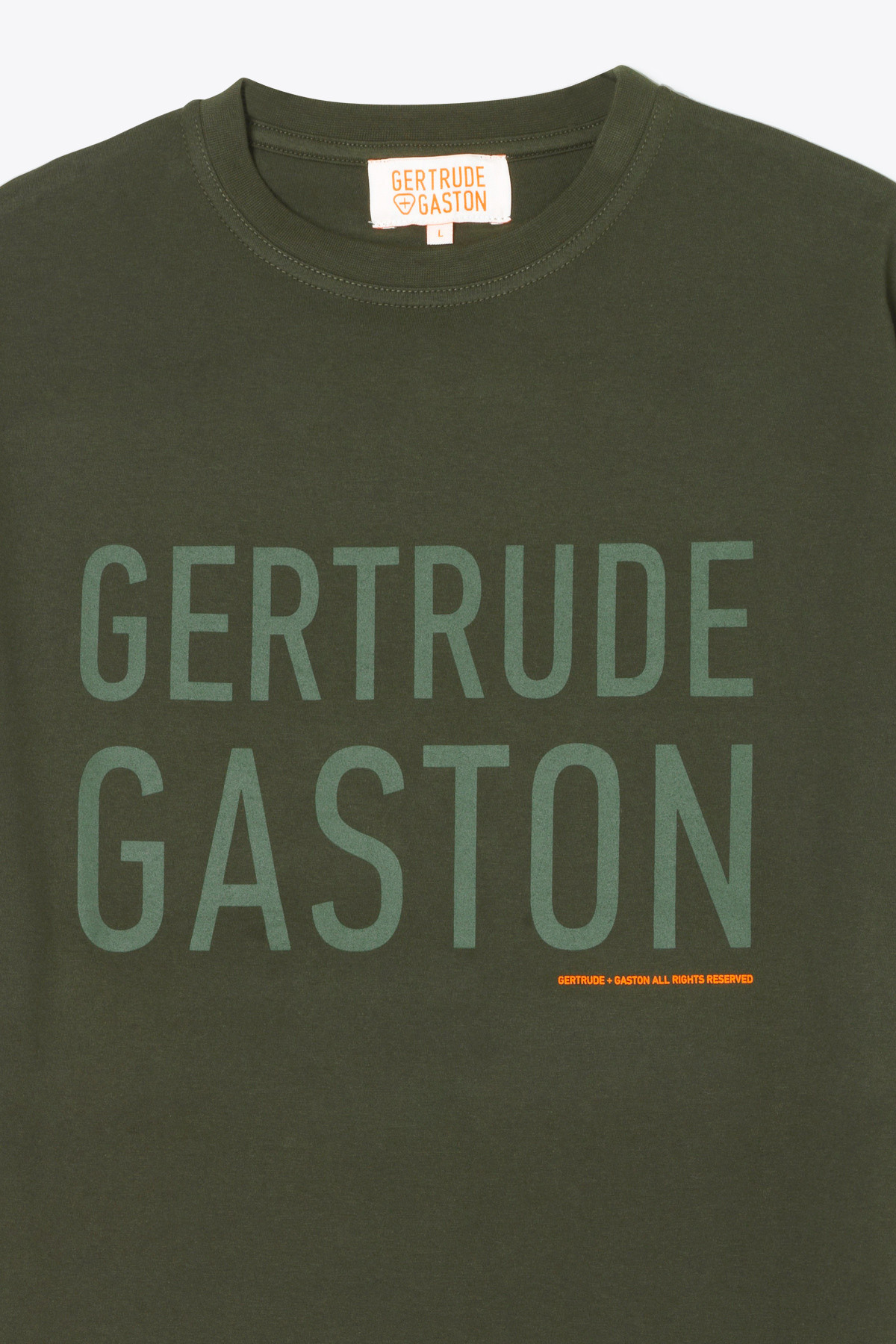 T-shirt col rond homme LEOPOLD kaki, GertrudeGaston