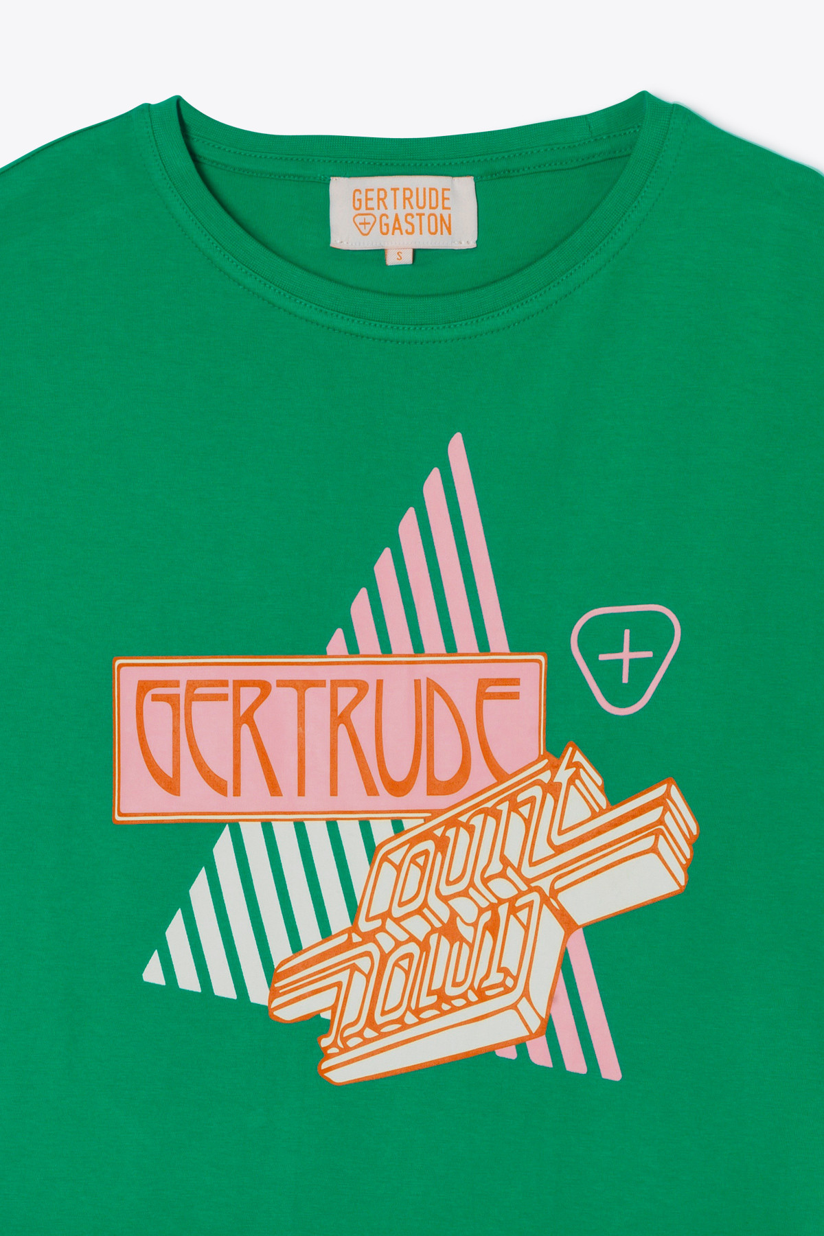 T-shirt col rond femme LISETTE prairie GertrudeGaston