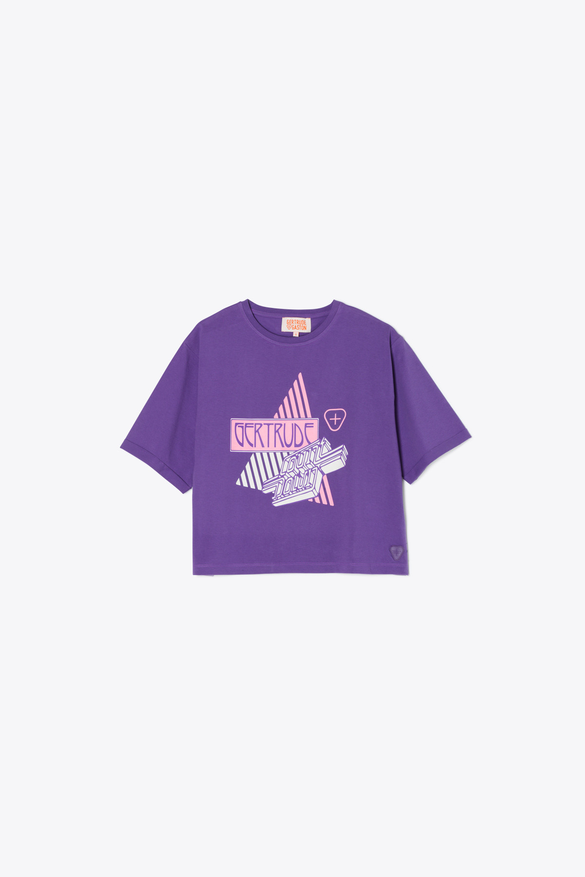 Round neck T-shirt Lisette Purple