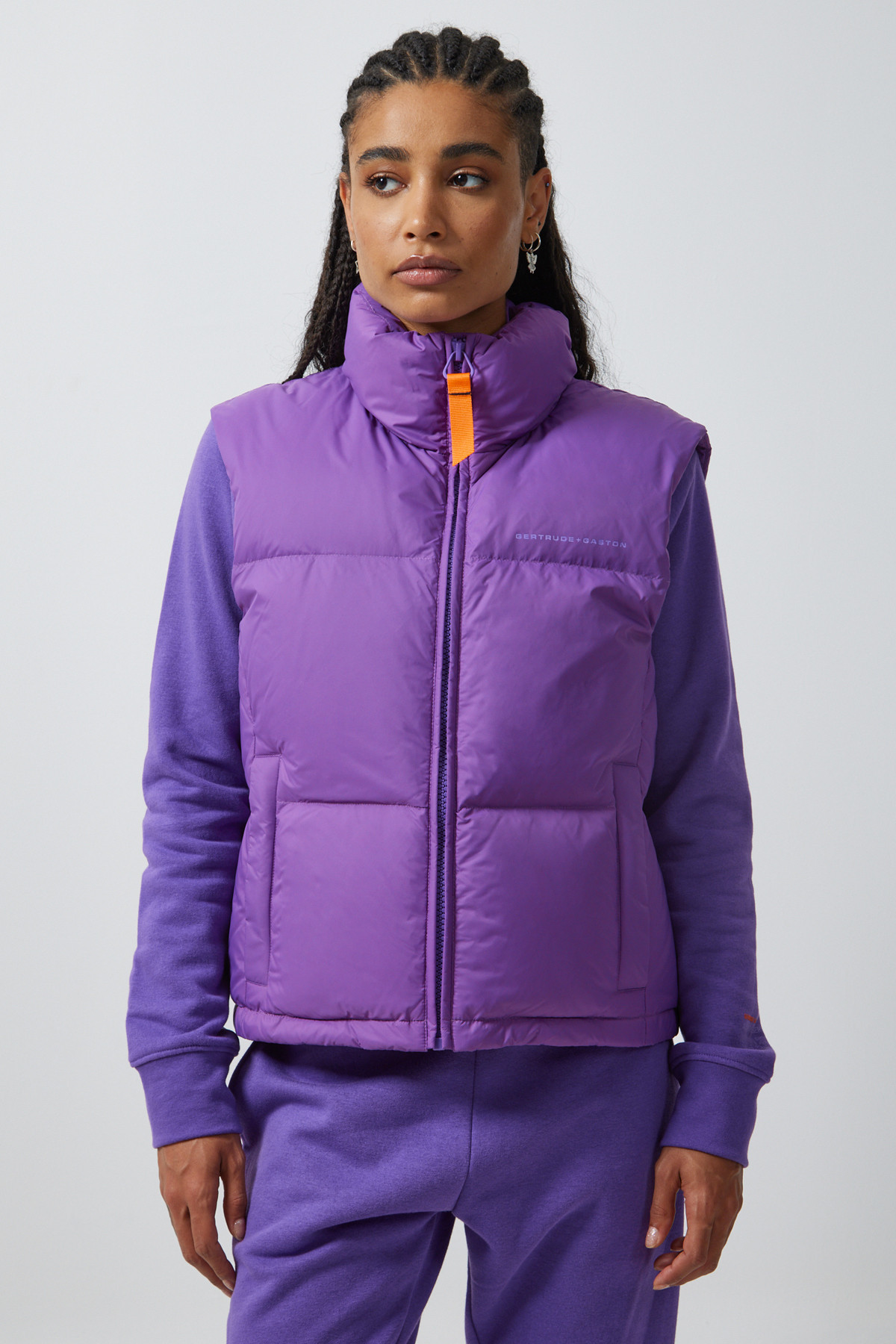 Sleeveless down jacket Galinette Purple