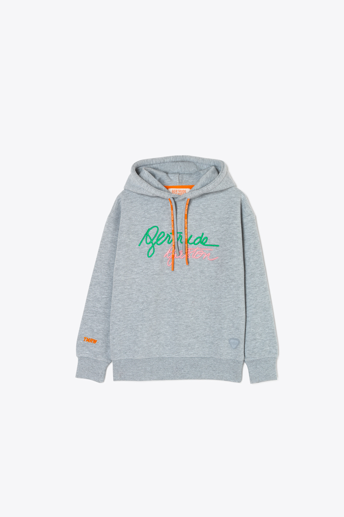 Hoodie Little Charly Broderie chiney grey