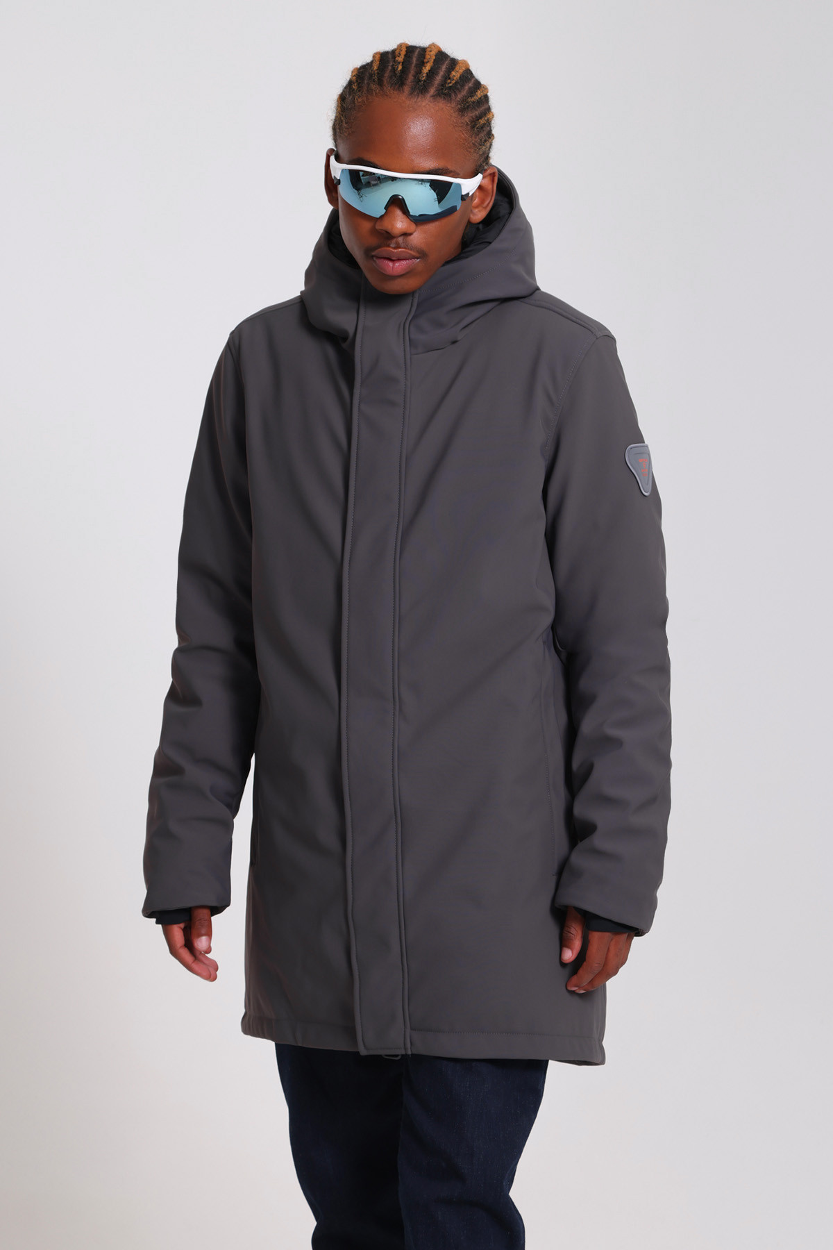 Victor mid-length parka Anthracite