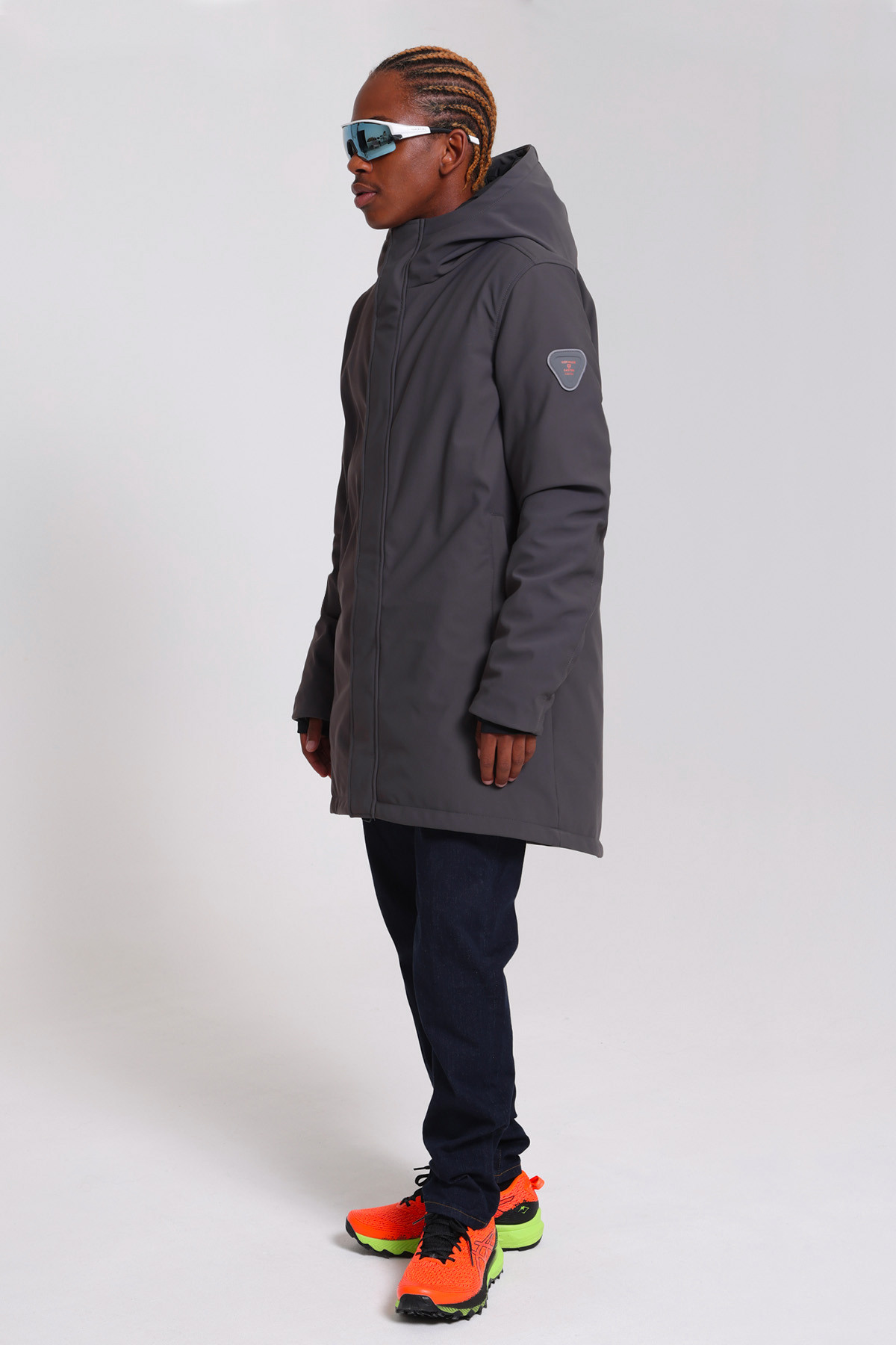 Victor mid-length parka Anthracite