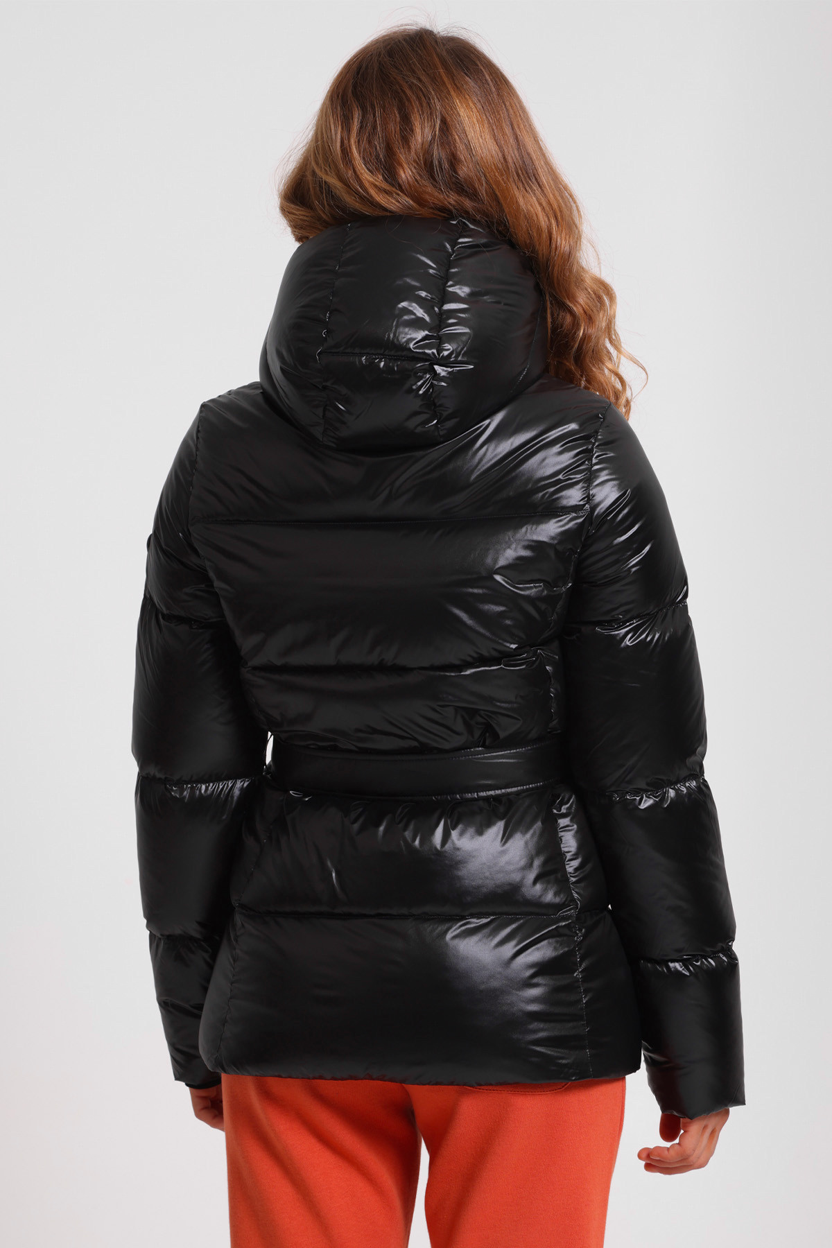 Dona slim-fit down jacket Black
