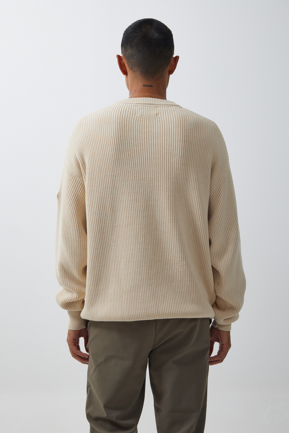 Round neck sweater Armand Vanilla