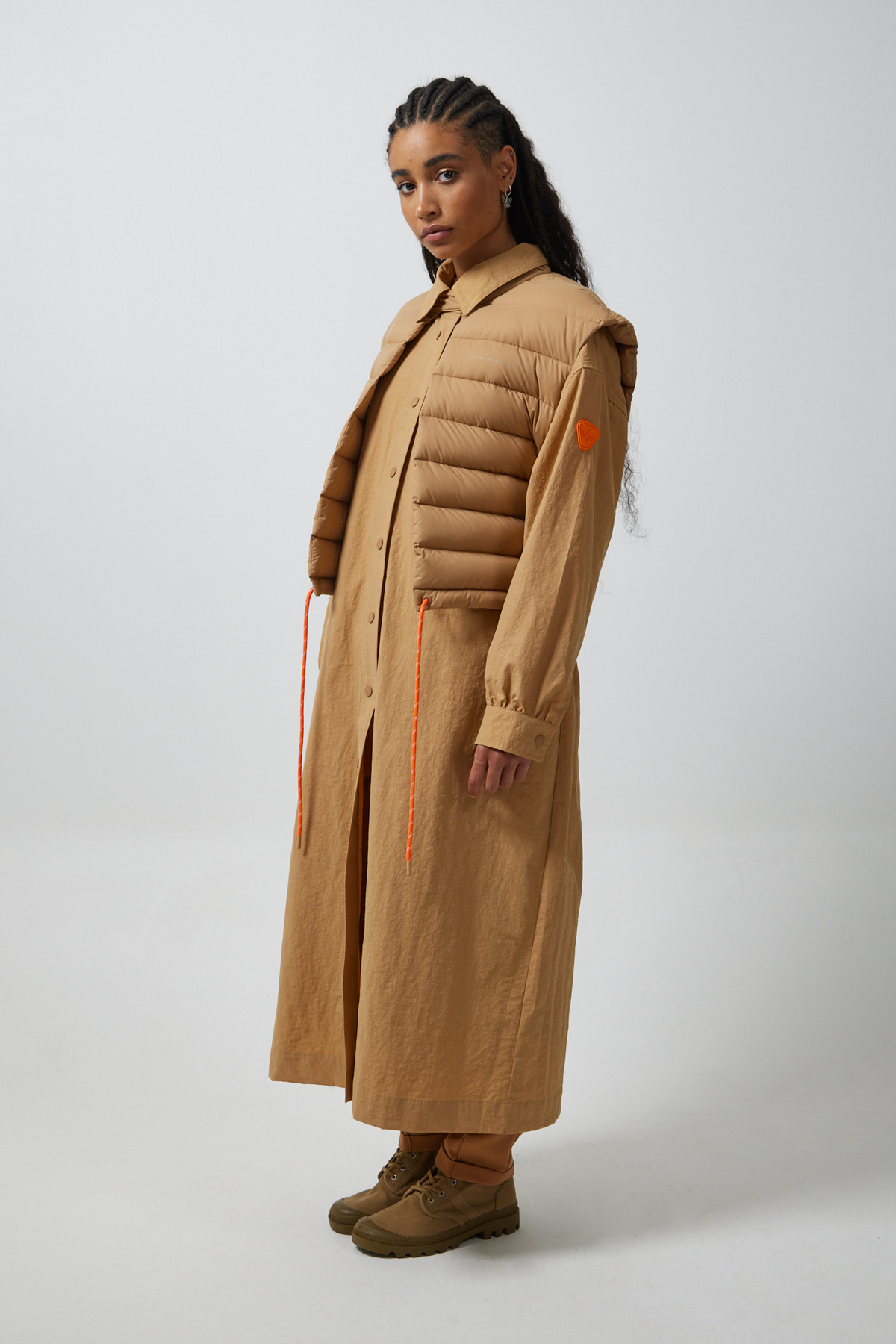 Johanna long trench coat