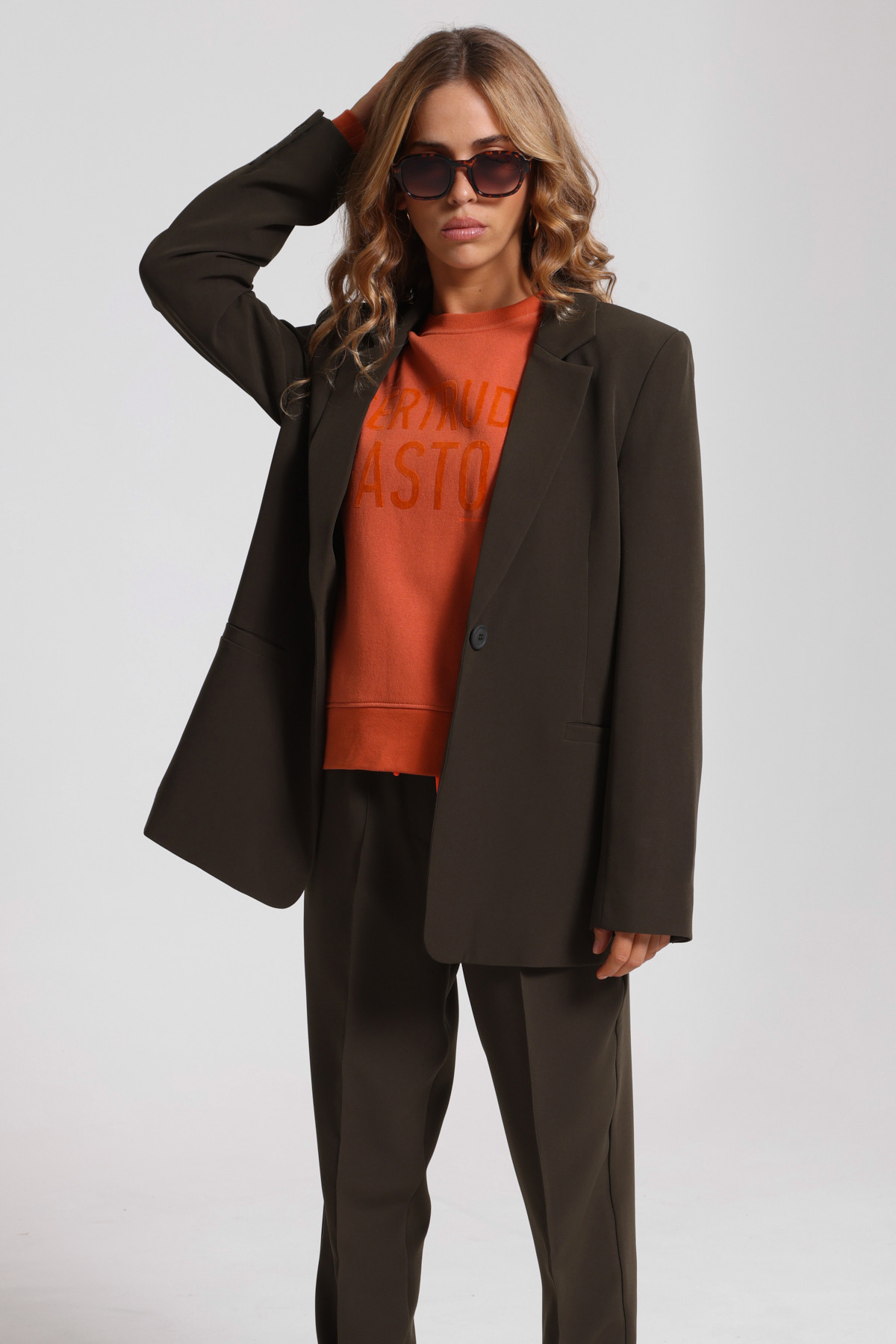 Clothilde suit jacket Brown