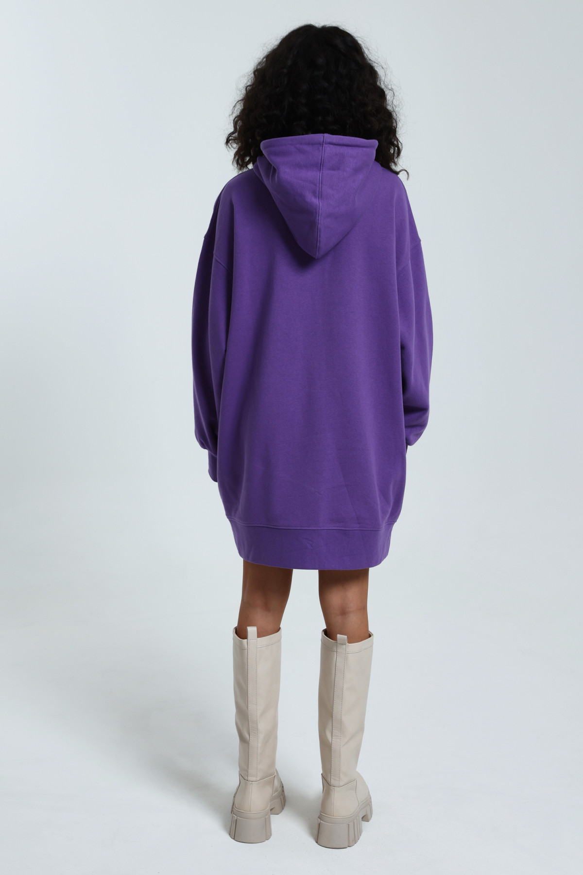 Safia hoodie dress Purple