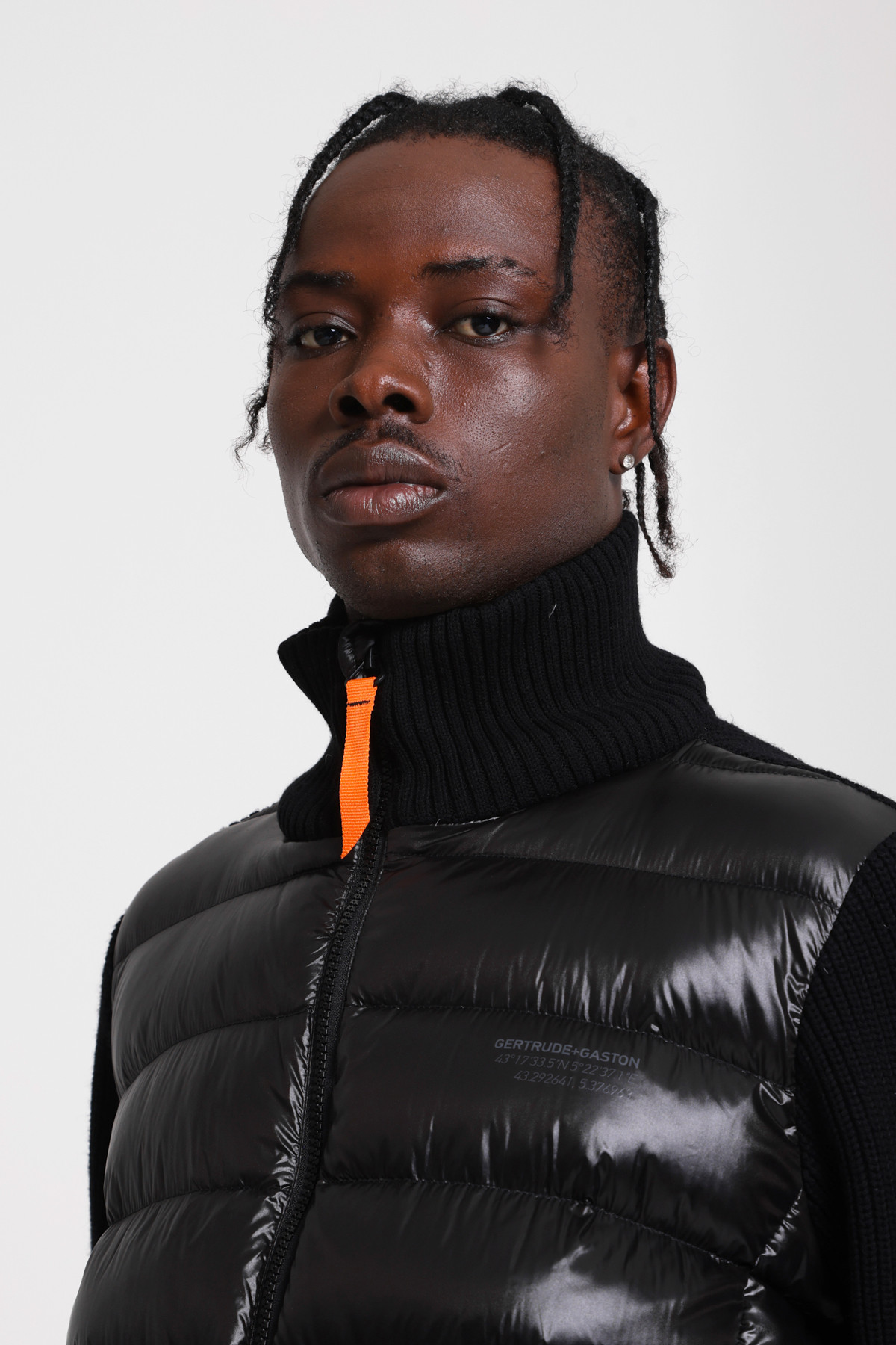 Laurent zipped vest Black