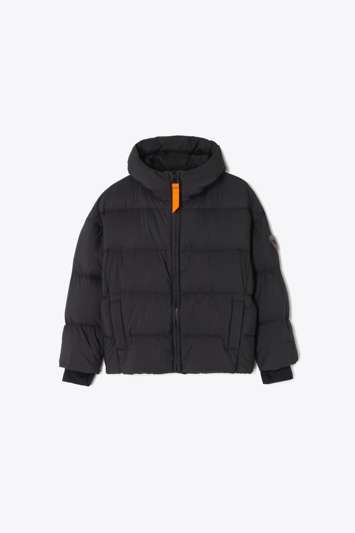 Puffy down jacket Little Mika Texture Black