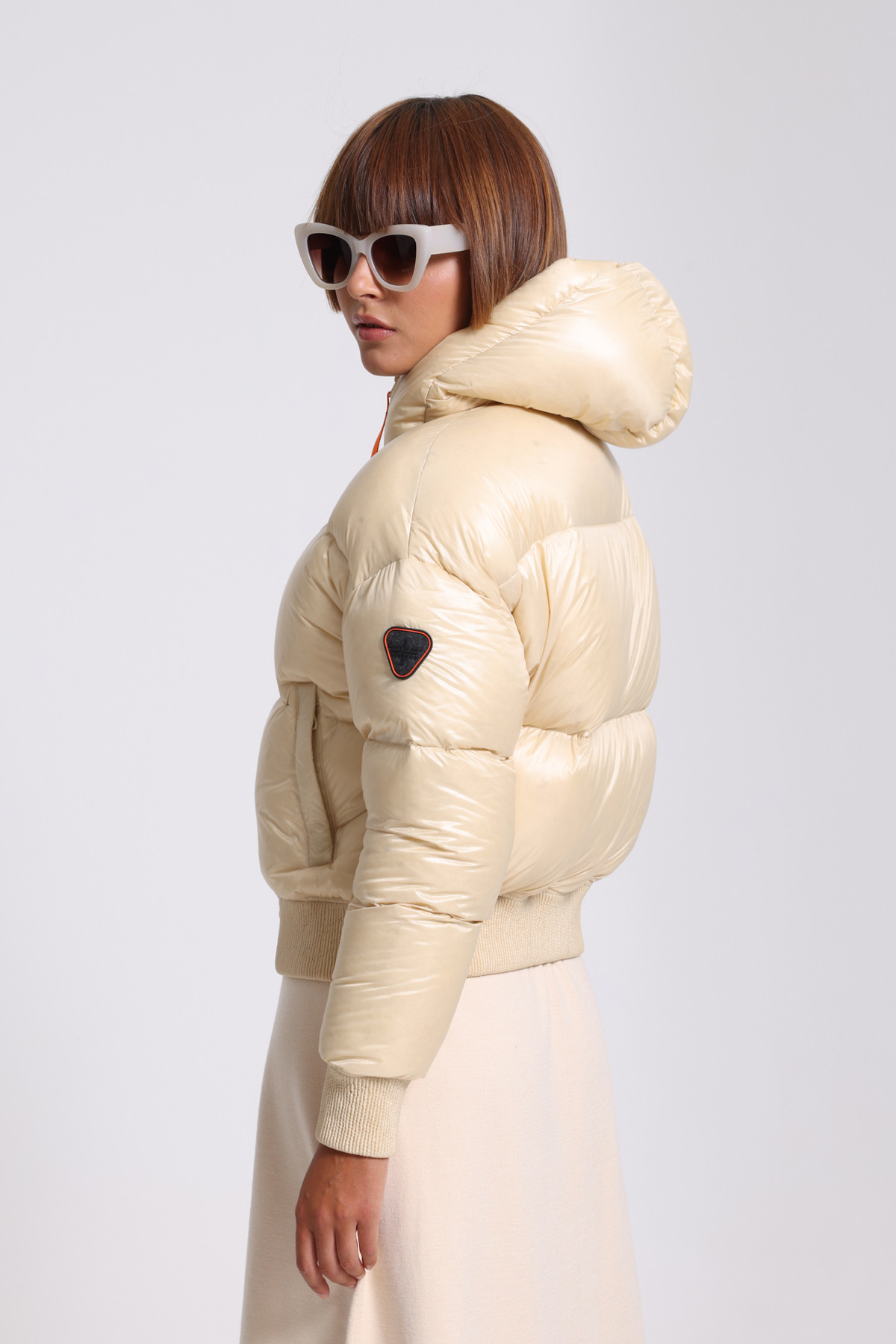 Leonore puffy bomber jacket Vanilla