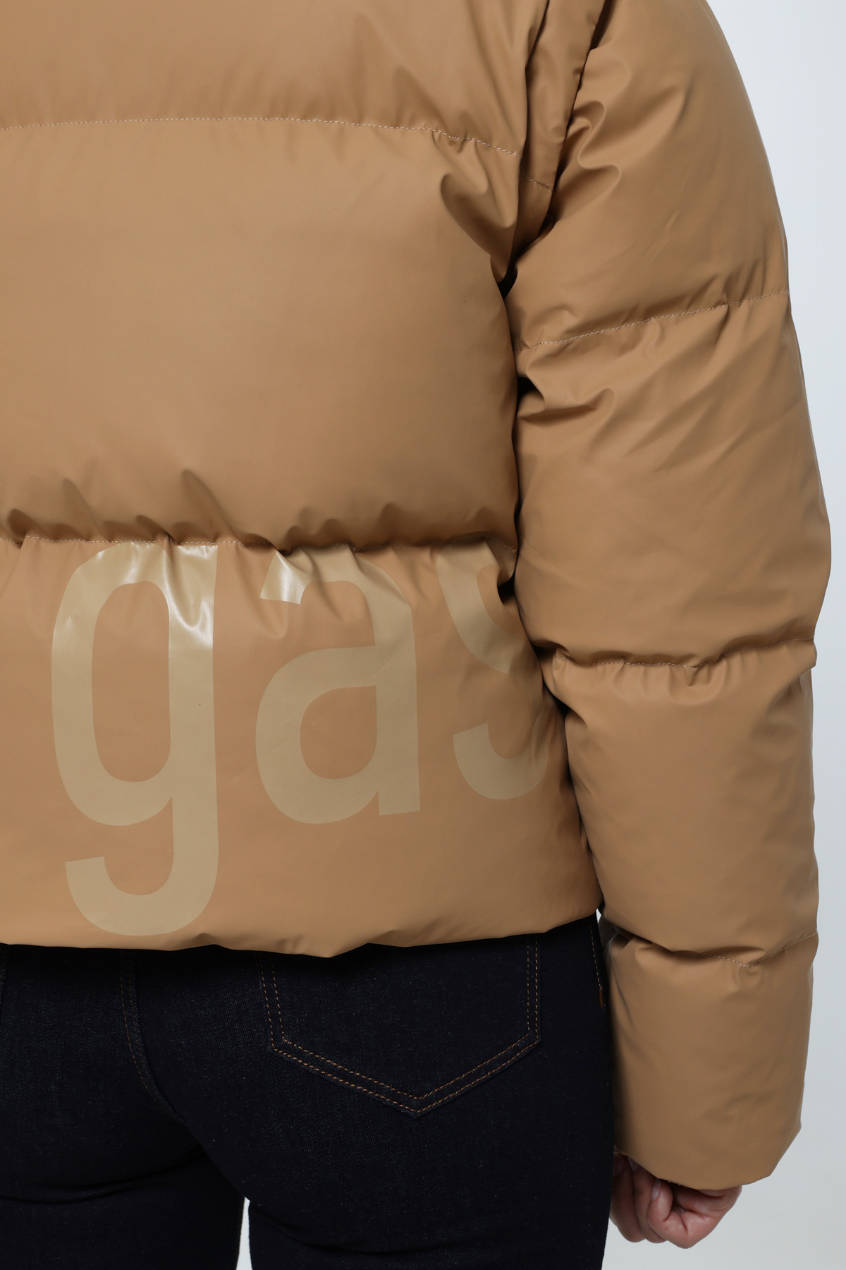 Jacket with removable sleeves Lila Gum Camel