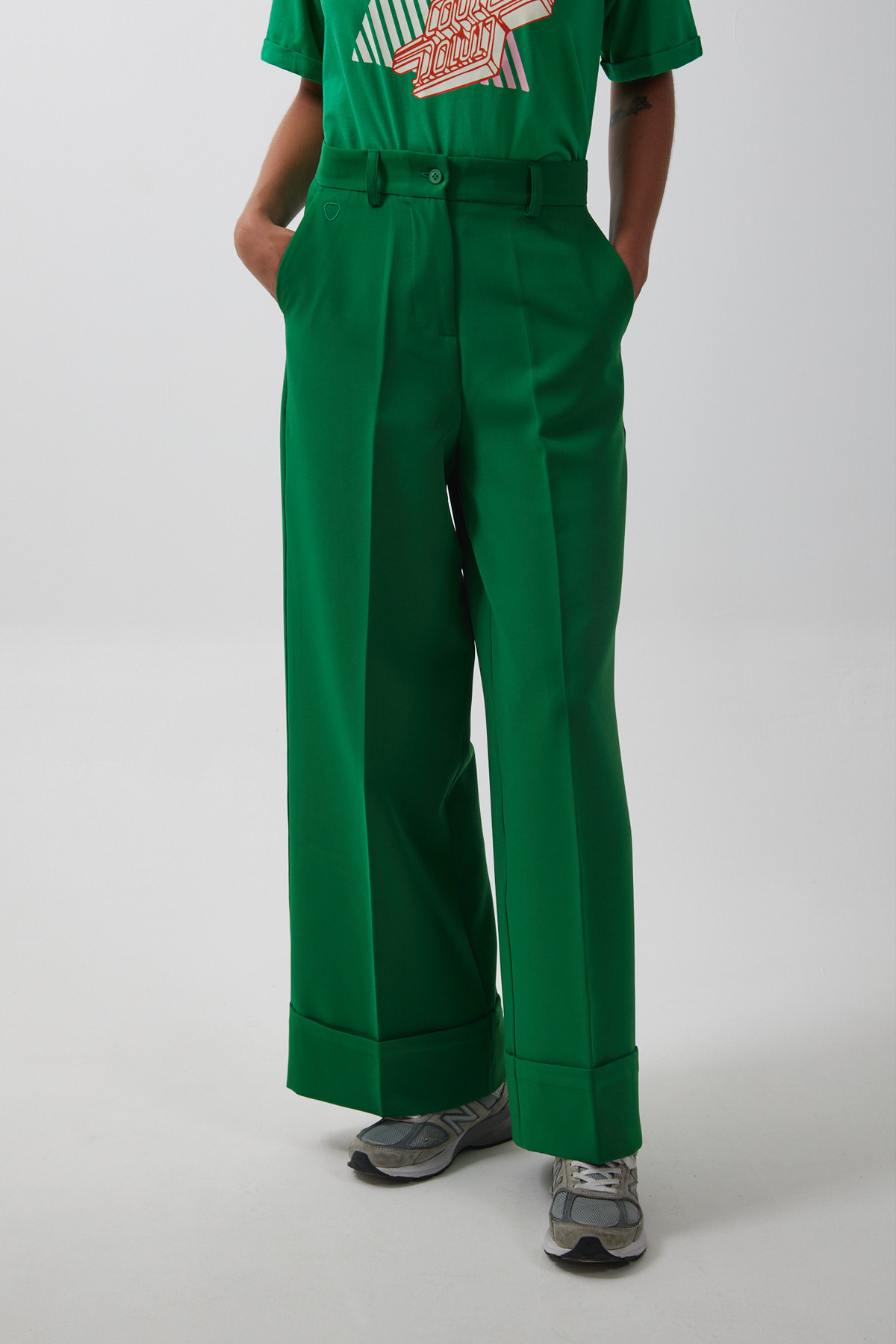 Tailored pants Marge Green