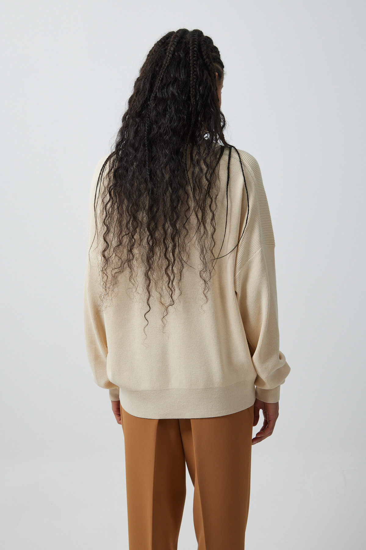 Round neck sweater Armelle Vanilla