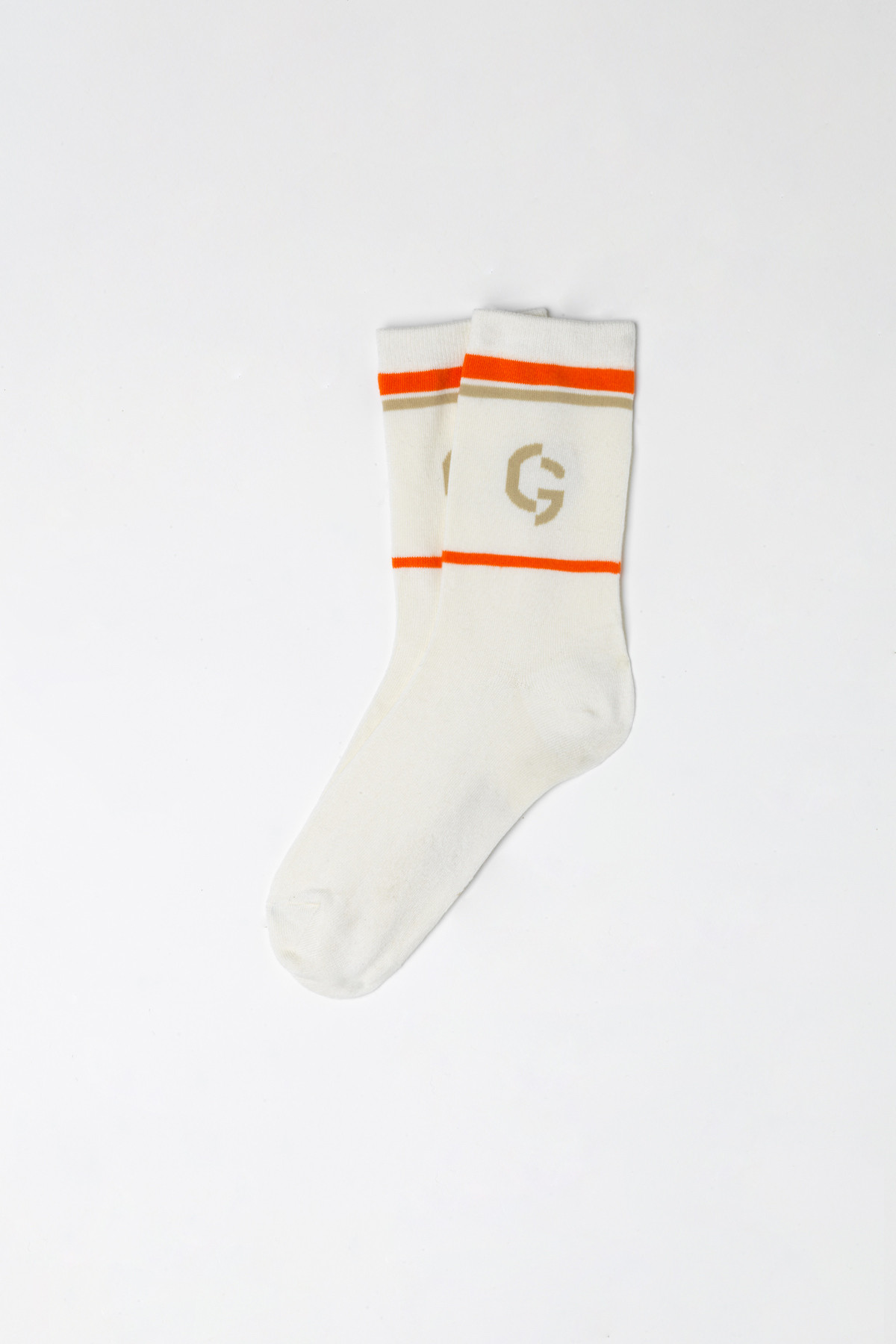 Mid-length socks Cam White