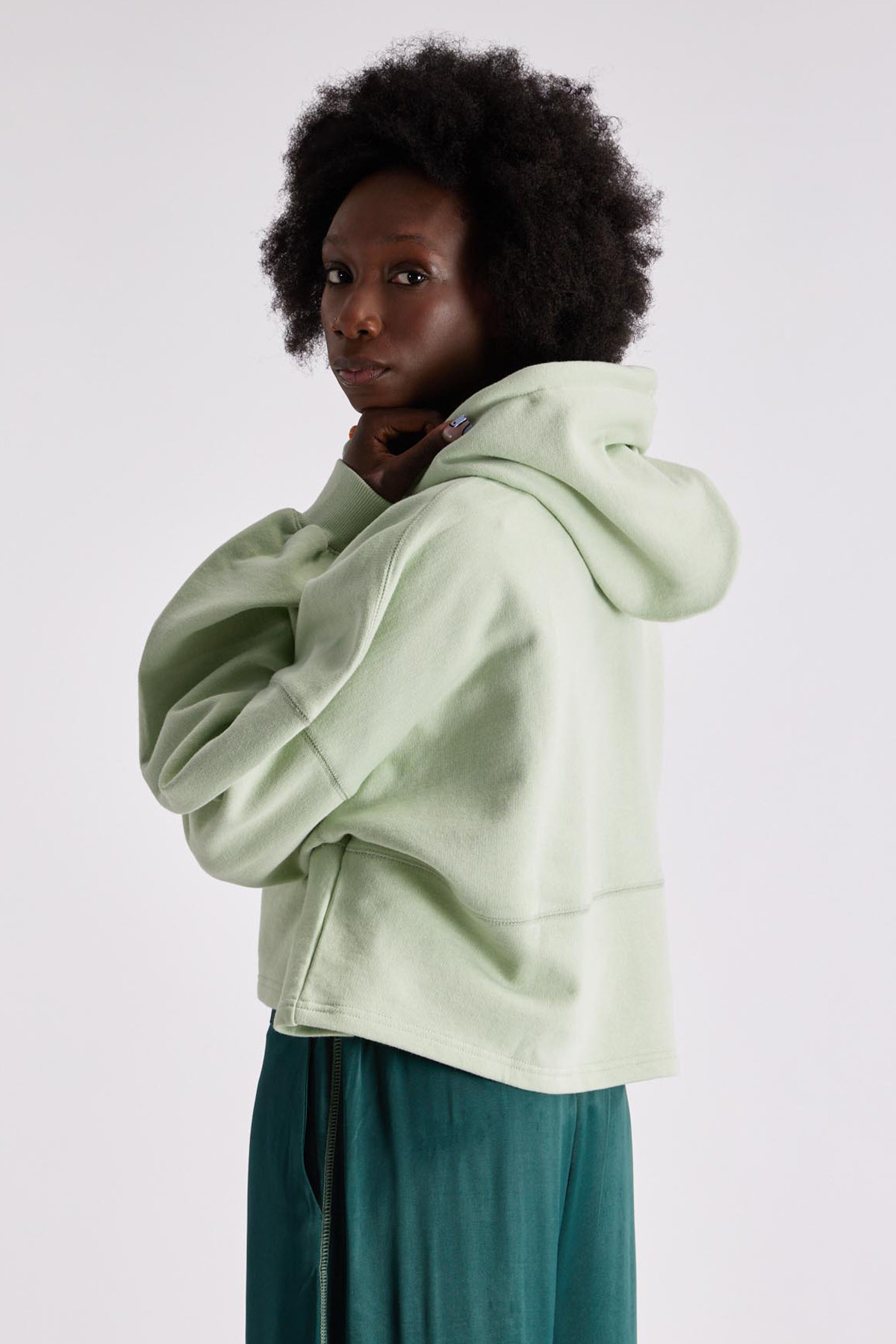 Aline cropped hoodie Amande