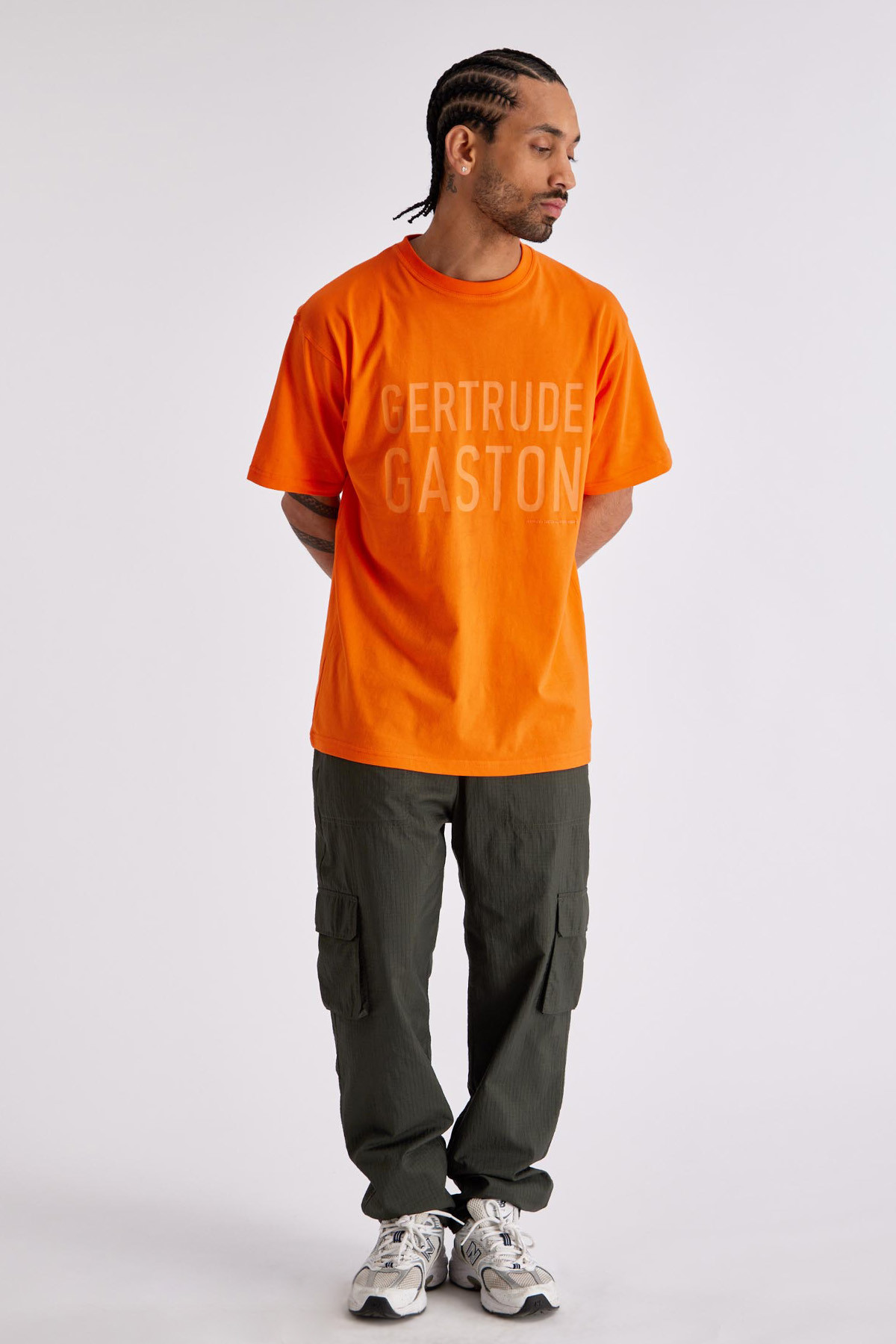 Leopold round neck T-shirt Orange