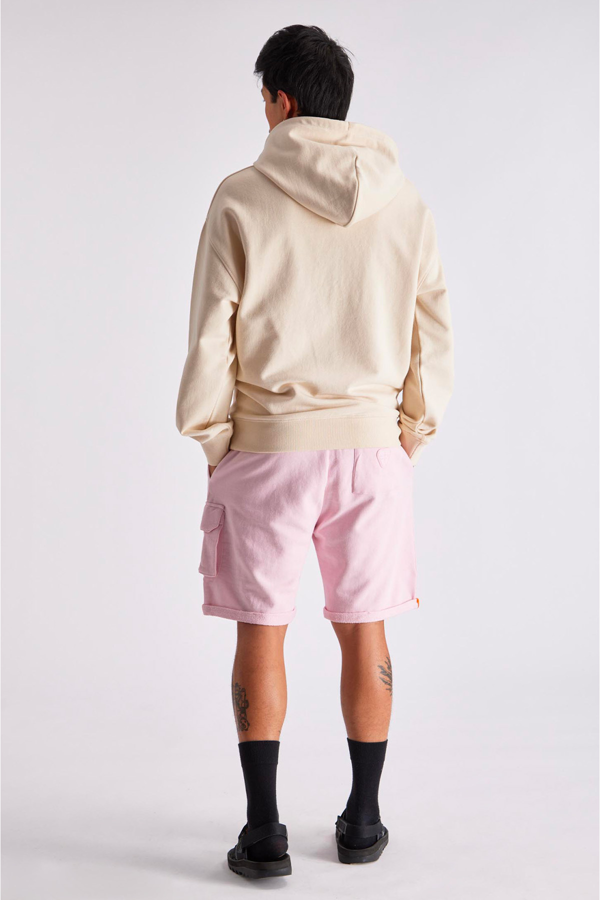 Men's Ivan pink fleece cargo shorts GertrudeGaston