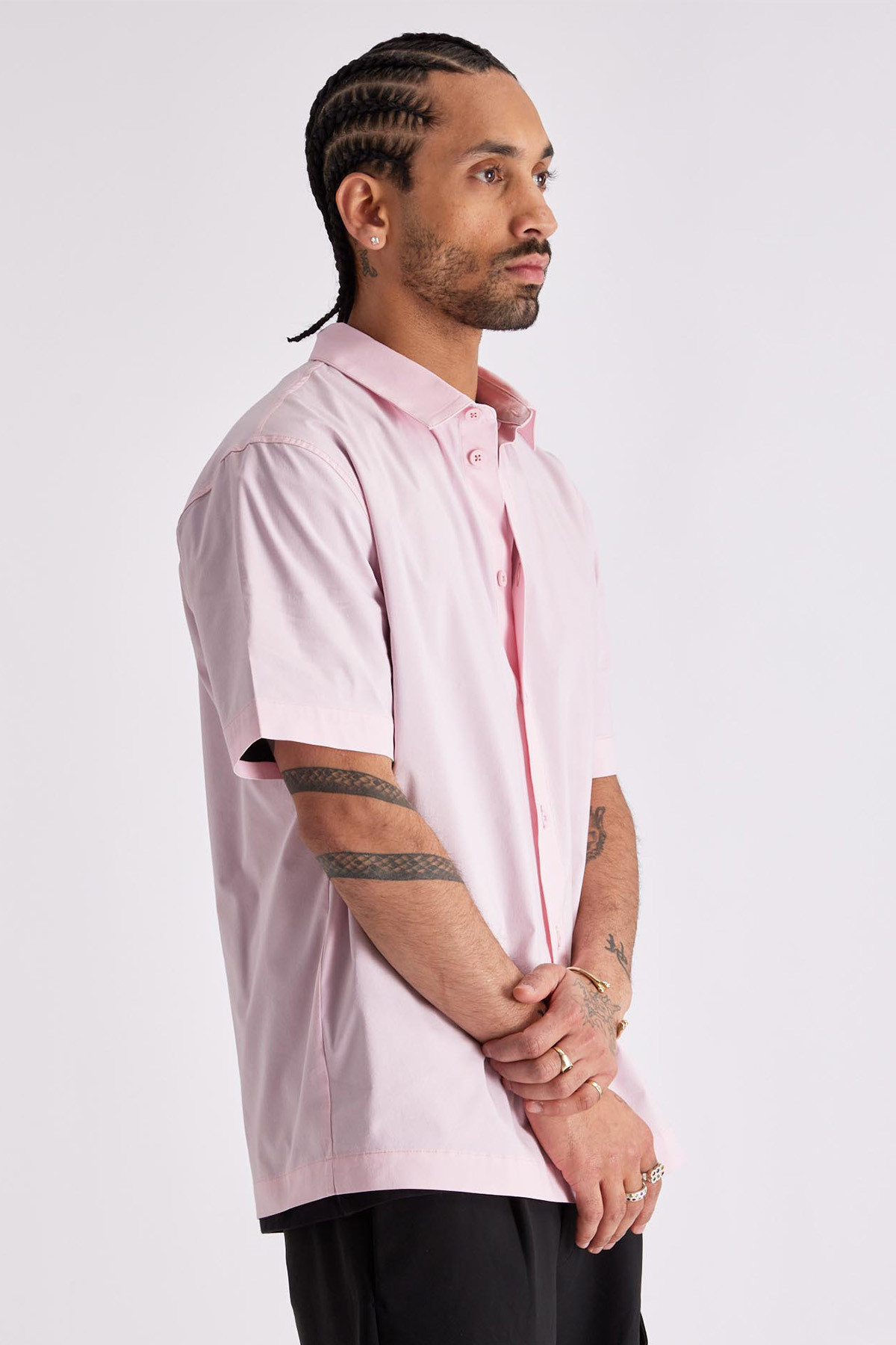 Short sleeve shirt Hugo Pink