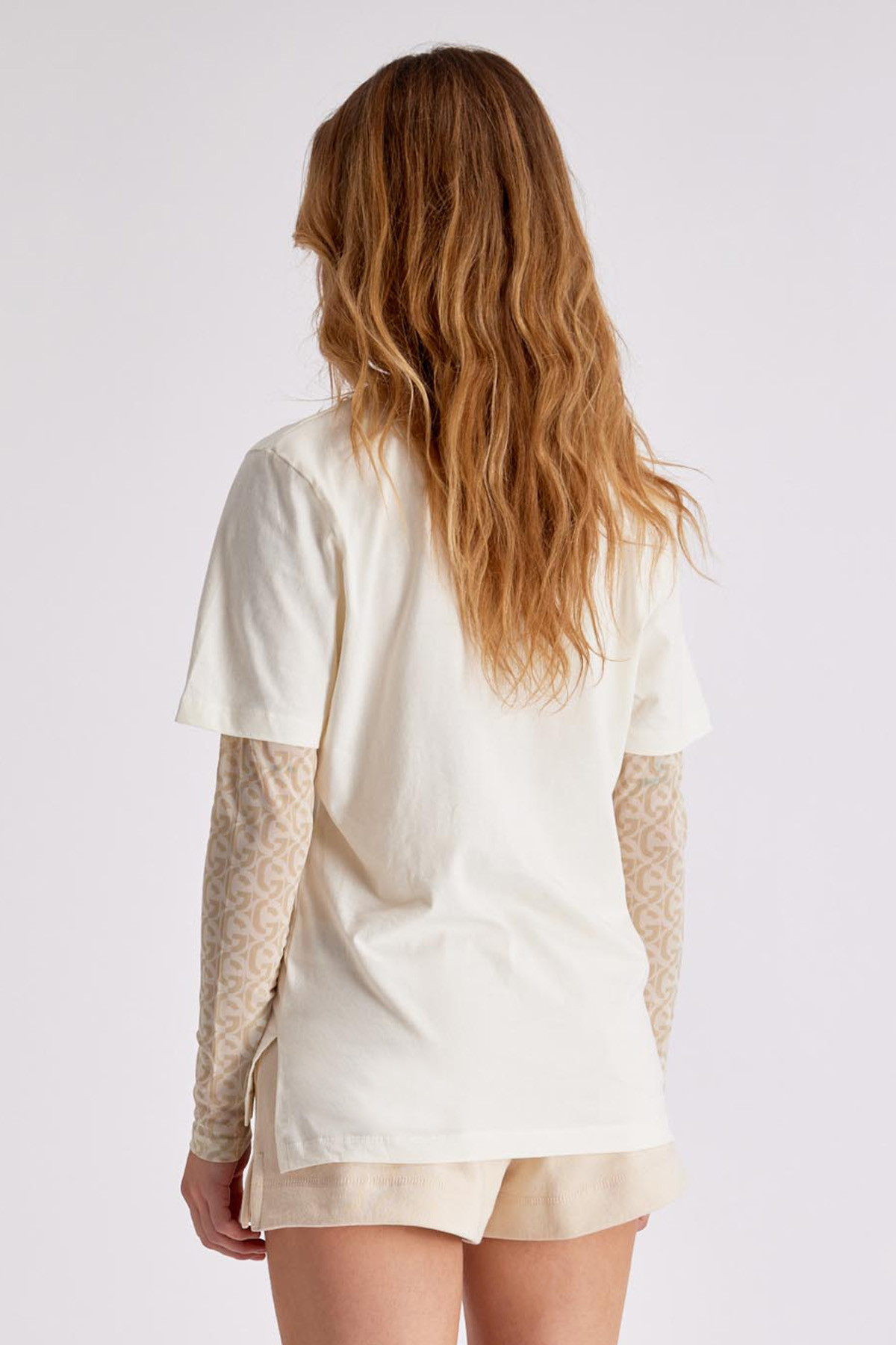 Lison White printed T-shirt