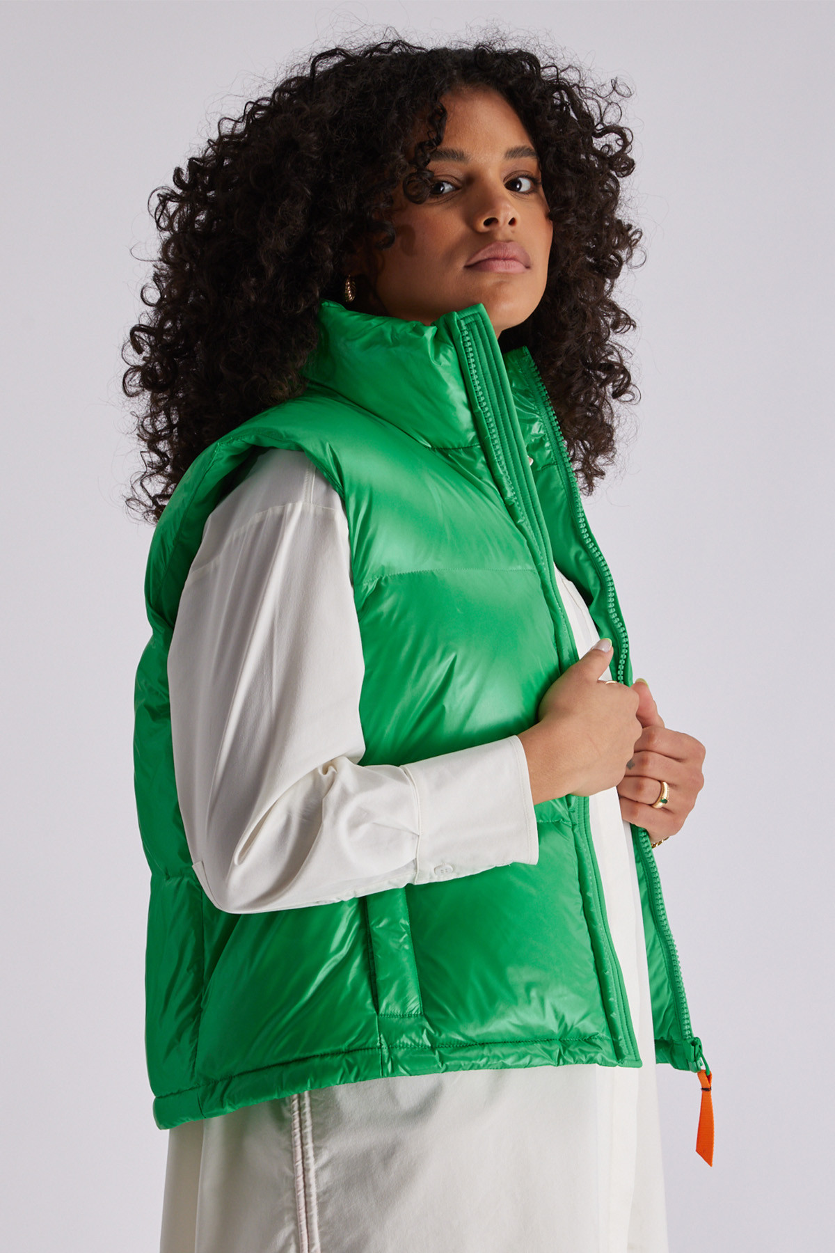 Women's green jacket Galinette short cut GertrudeGaston
