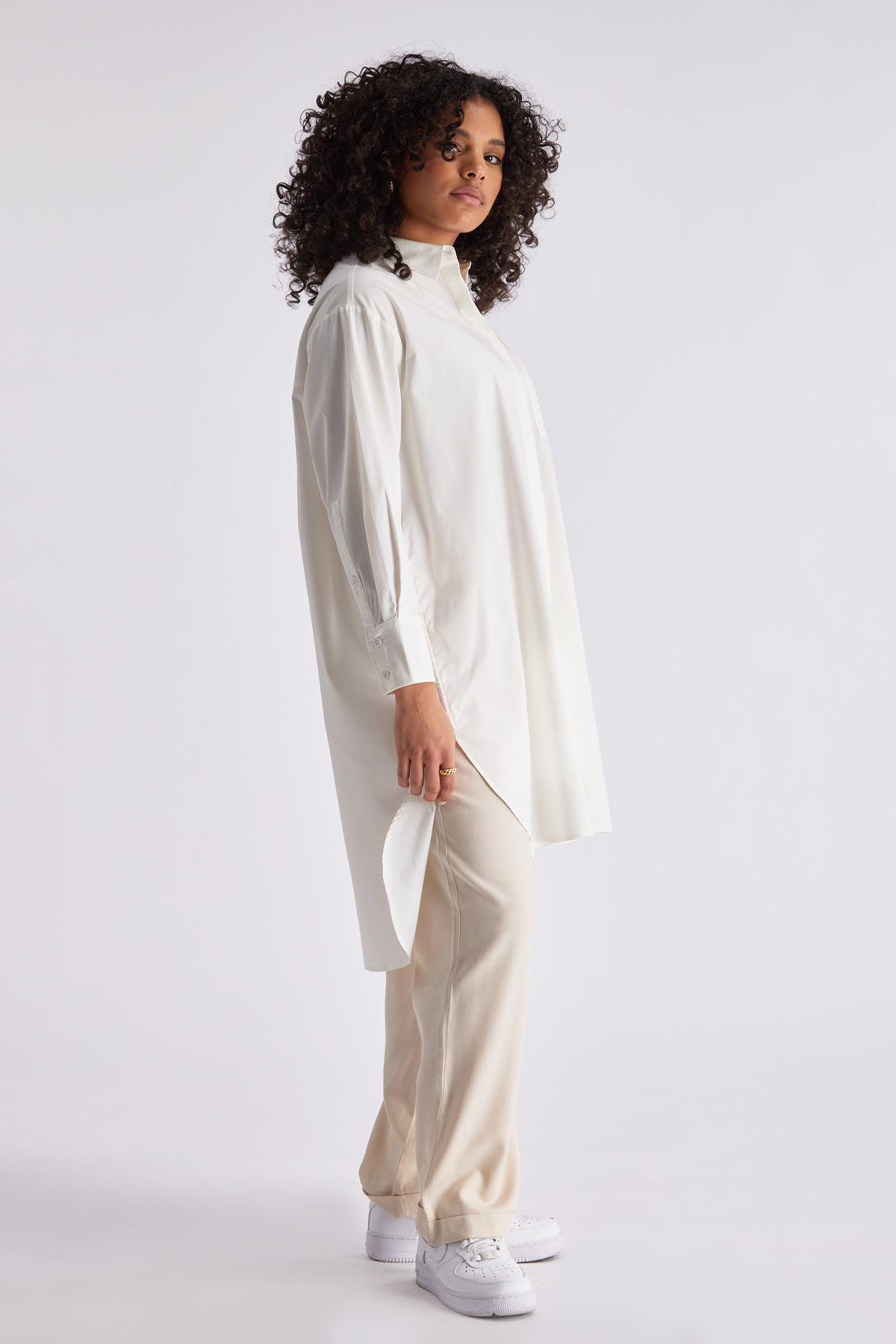Robe chemise Nala White