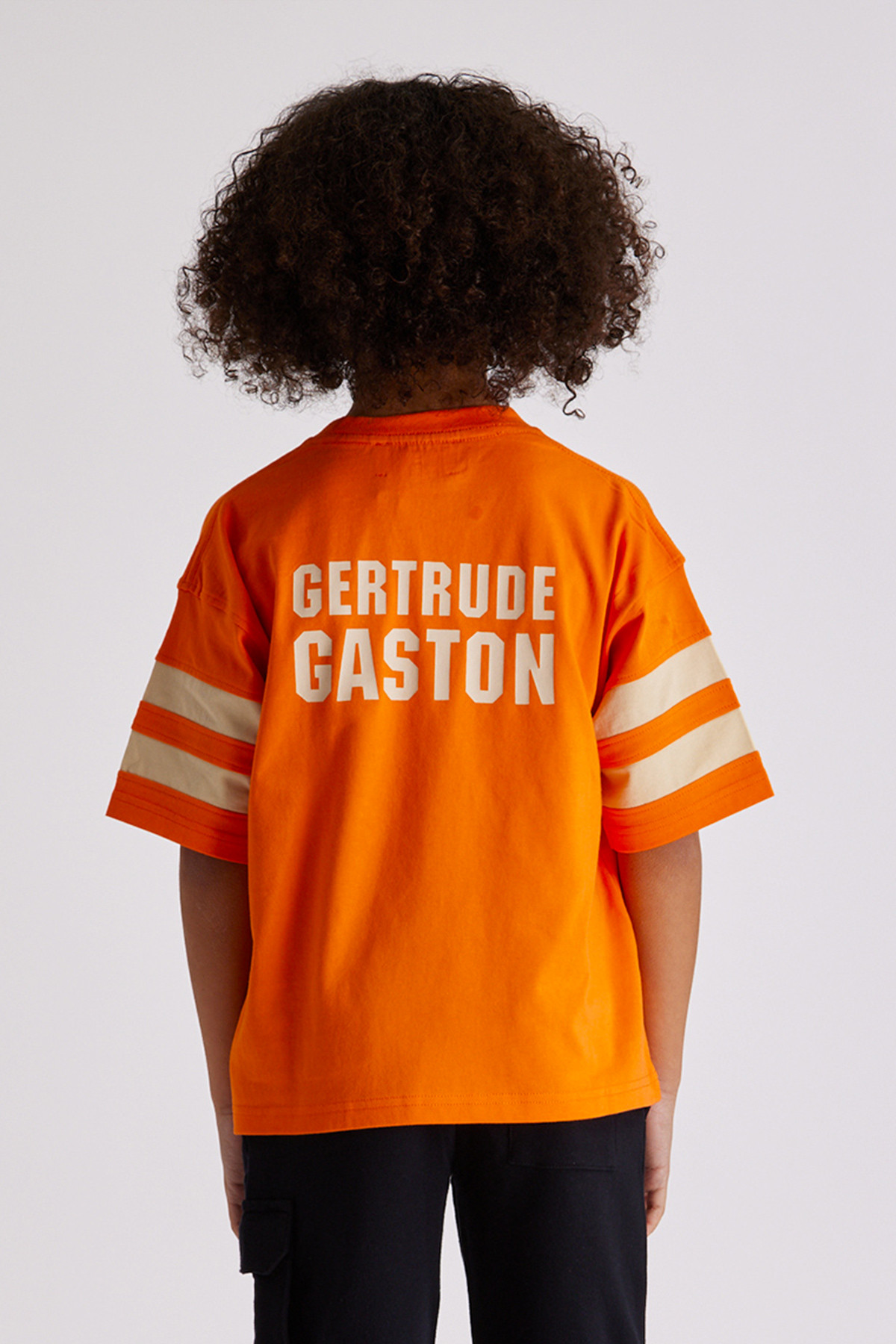 T-shirt américain enfant Little Raphaël Orange