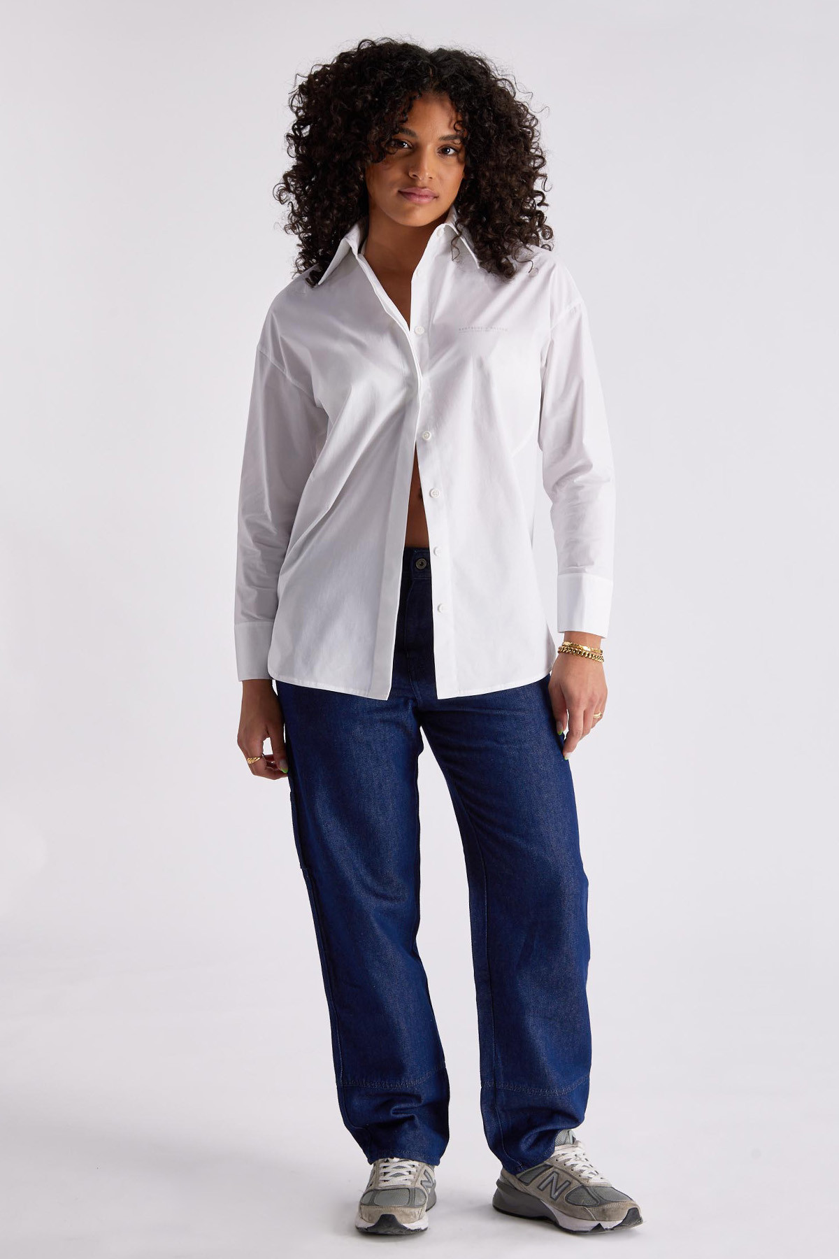 Ashlea White Straight Cut Shirt