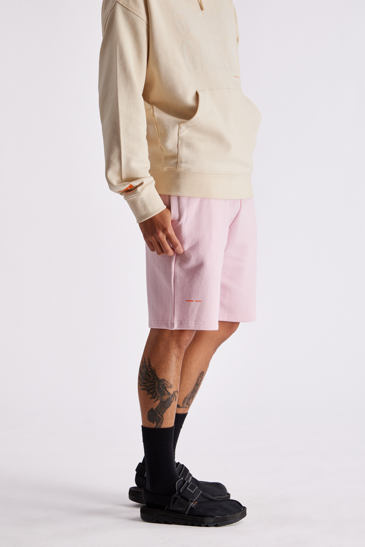Fleece shorts Yann Pink