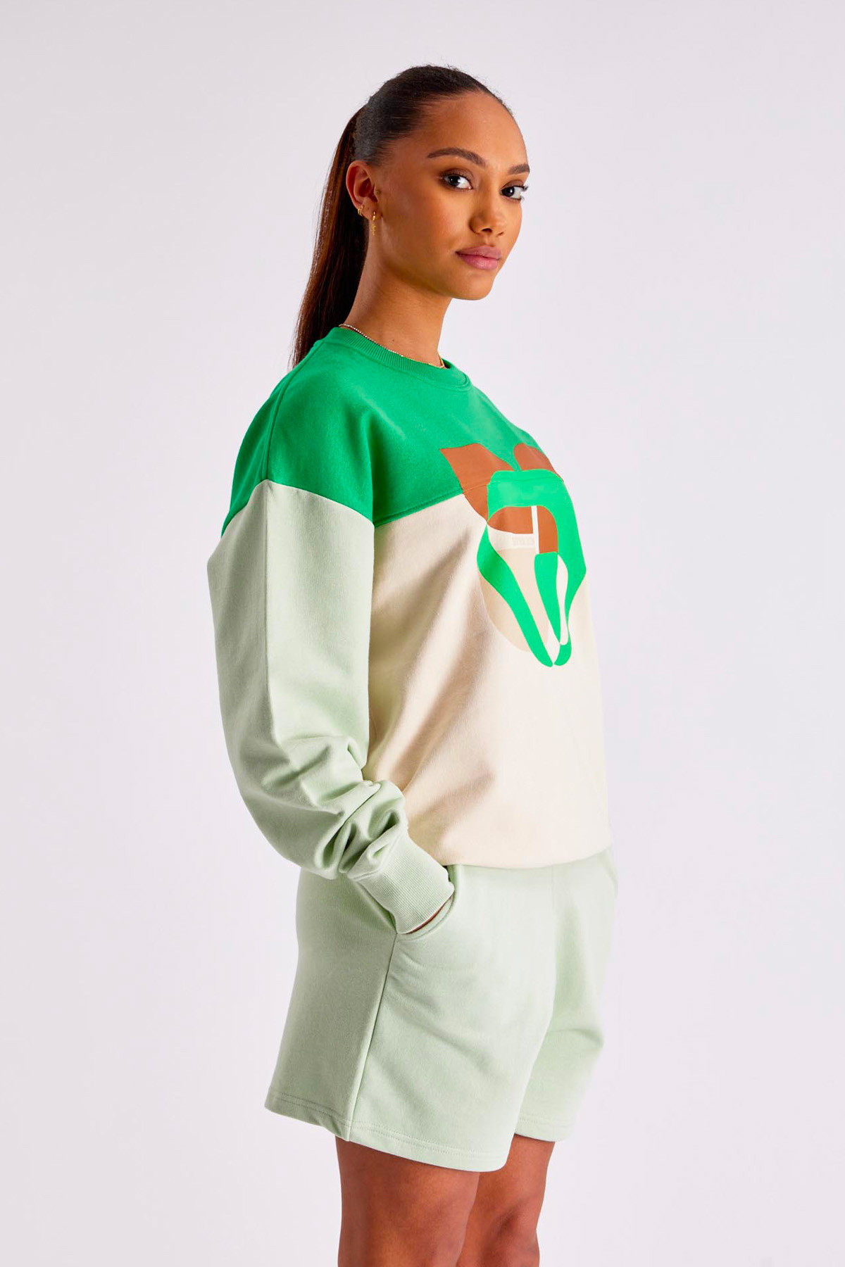 Sweat col rond Guillermo Green