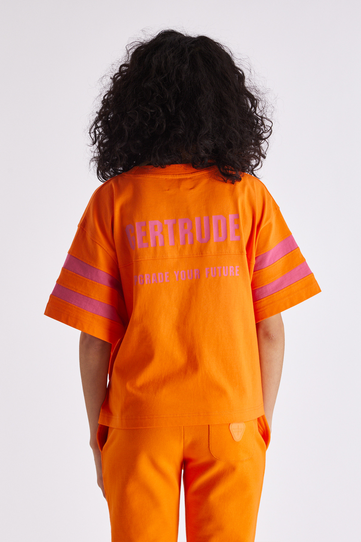 Masha Orange Base-Ball T-shirt